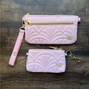 Wicked by Lug Super Metro XL & Metro XL Bundle in Pink, Clutch and Wristlet Set